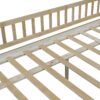 Full Size Daybed Bed With Two Drawers - Natural - Image 5