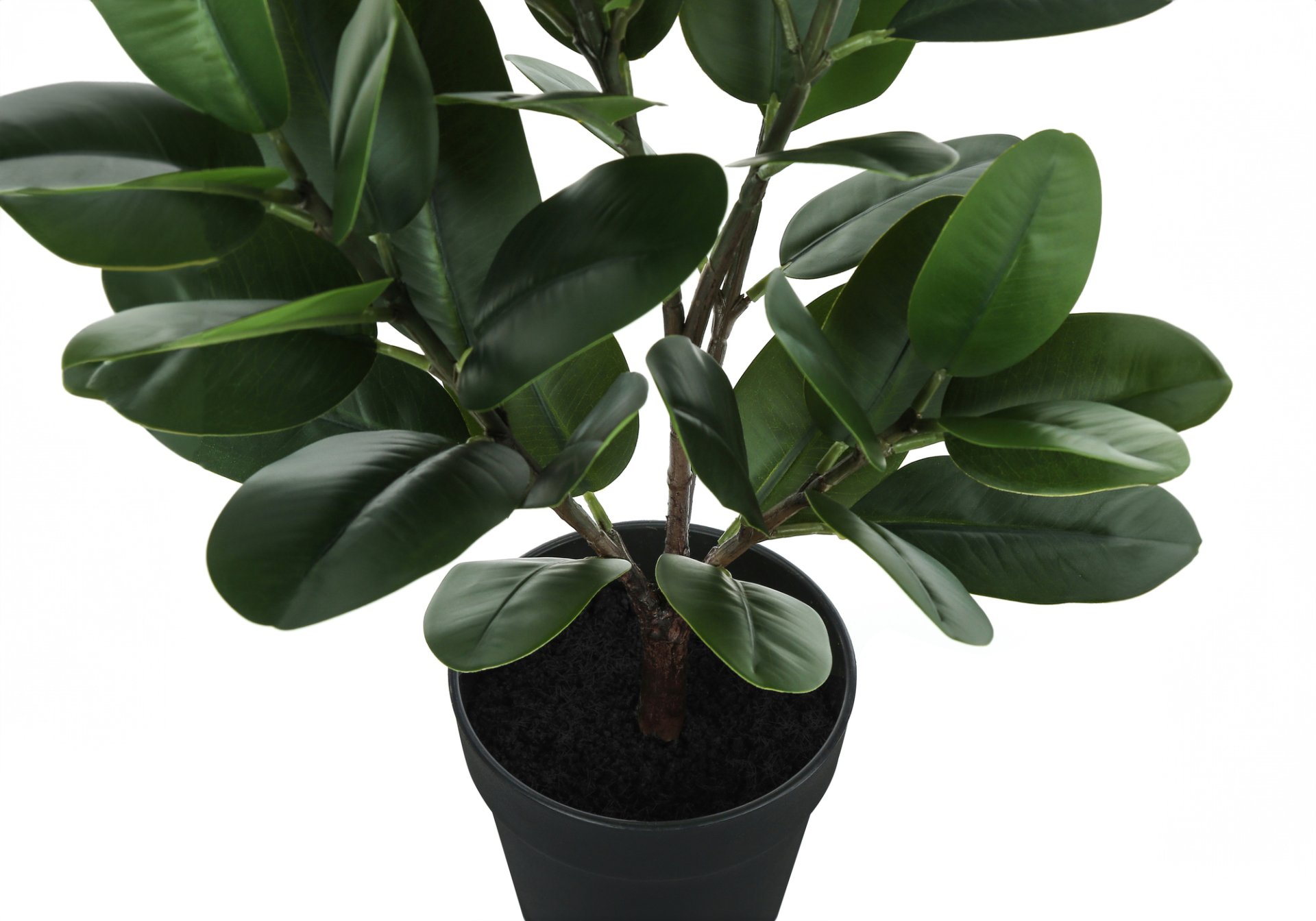 28" Tall, Artificial Plant, Garcinia Tree, Indoor, Faux, Fake, Floor, Greenery, Potted, Real Touch, Decorative - Green / Black - Image 5