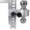 Alu - Adjustable Trailer Drop Hitch 2" Receiver 8" Adjustable - Silver - Image 9