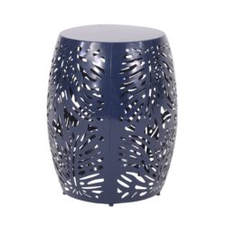 Metal, End Table Large - Navy Blue