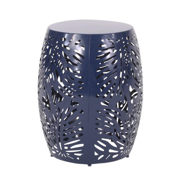 Metal, End Table Large - Navy Blue