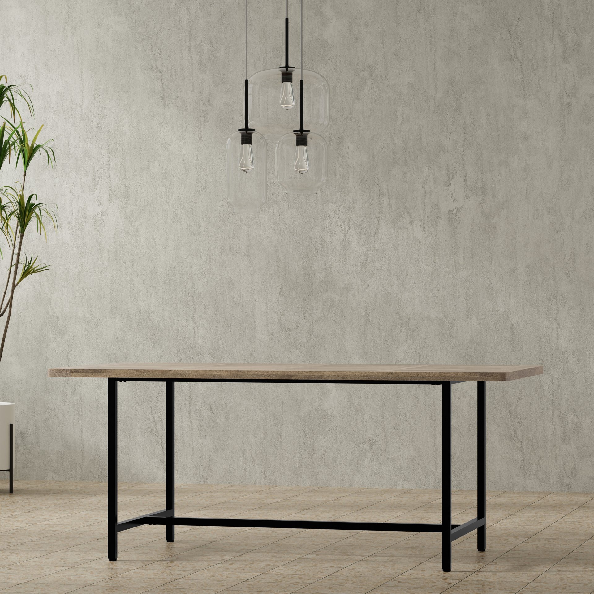 Campbell - Dining Table - Gray - Image 3