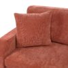 Upholstered L Shaped Sectional Sofa Bed With Sleeper And Hidden Storage - Orange - Image 14
