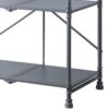 Cordelia - Hand-Brushed Console Table - Black / Bronze - Image 5