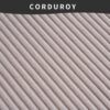 Compression Sofa: Combining Chaise Longue With 3 Seater, Corduroy Fabric, Full Sponge Compression Sofa, Combined Sofa With 4 Pillows For Living / Home Furniture / Apartment - Light Gray - Image 14