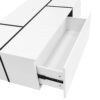 Extendable Coffee Table, Coffee Table With 2 Hidden Storage Space And 2 Drawers For Living Room - White - Image 13