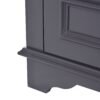 Bathroom Vanity With Ceramic Sink Combo, Modern Freestanding Storage Cabinet With Silver Handles, Soft Closing Doors - Blue Gray - Image 18