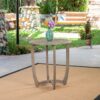 Hermosa - Rustic Circular Bistro Table - Gray - Image 4