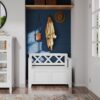 Amherst - Small Entryway Storage Bench - White - Image 9