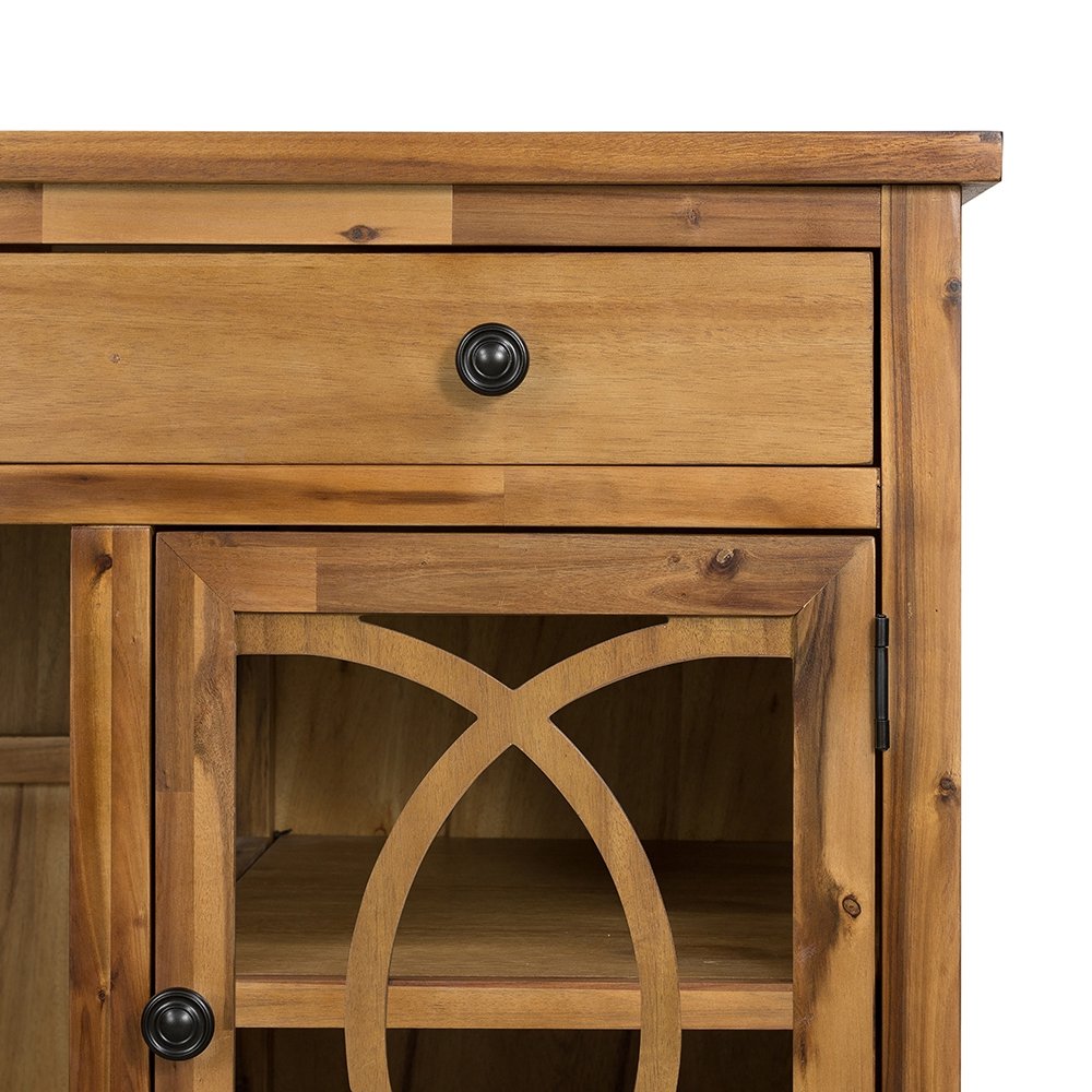 Desk Natural Wood - Brown - Image 4