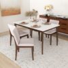 Laura - Mid-Century Modern Dining Chair (Set of 2) - Beige - Image 10