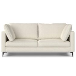 Ava - Mid Century Sofa, Upholstered - Cream