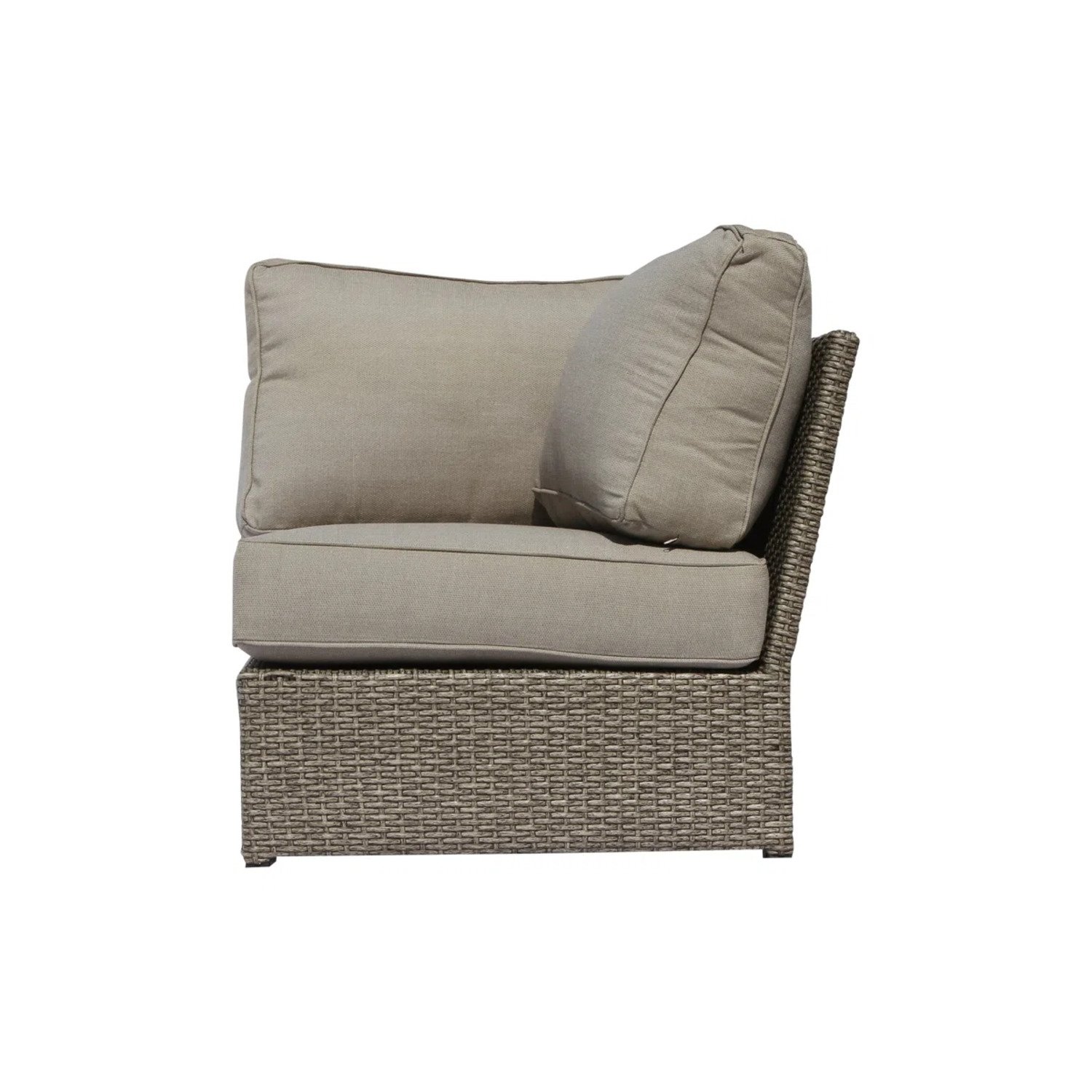 6 Piece Wicker Patio Seating Group With Cushions - Grey Mix - Image 7