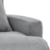 360° Swivel Sofa Chair Accent Barrel Chair With Dual Layer Cushion And 3 Removable Pillows, Corduroy - Gray - Image 19