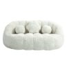 High Back Bean Bag Sofa Couch For Adults And Kids, Comfortable Lounger, Indoor & Outdoor Use - White - Image 18