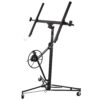 Drywall Panel Hoist Lift With 16Ft Reach, Welded Steel, 150 Lbs Capacity - Black - Image 12