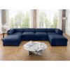Modular Sectional Sofa With Storage Extra Large U Shaped Couch - Blue - Image 11