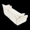 Premium Ergonomic 2 Seater Sofa With High Resilience Foam Cushions For Modern Living Spaces - White - Image 9