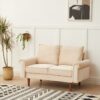 Modern Plush Comfort Loveseat - Beige - Image 8