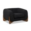 Alpine - Sherpa Arm Chair - Ebony Black - Image 4
