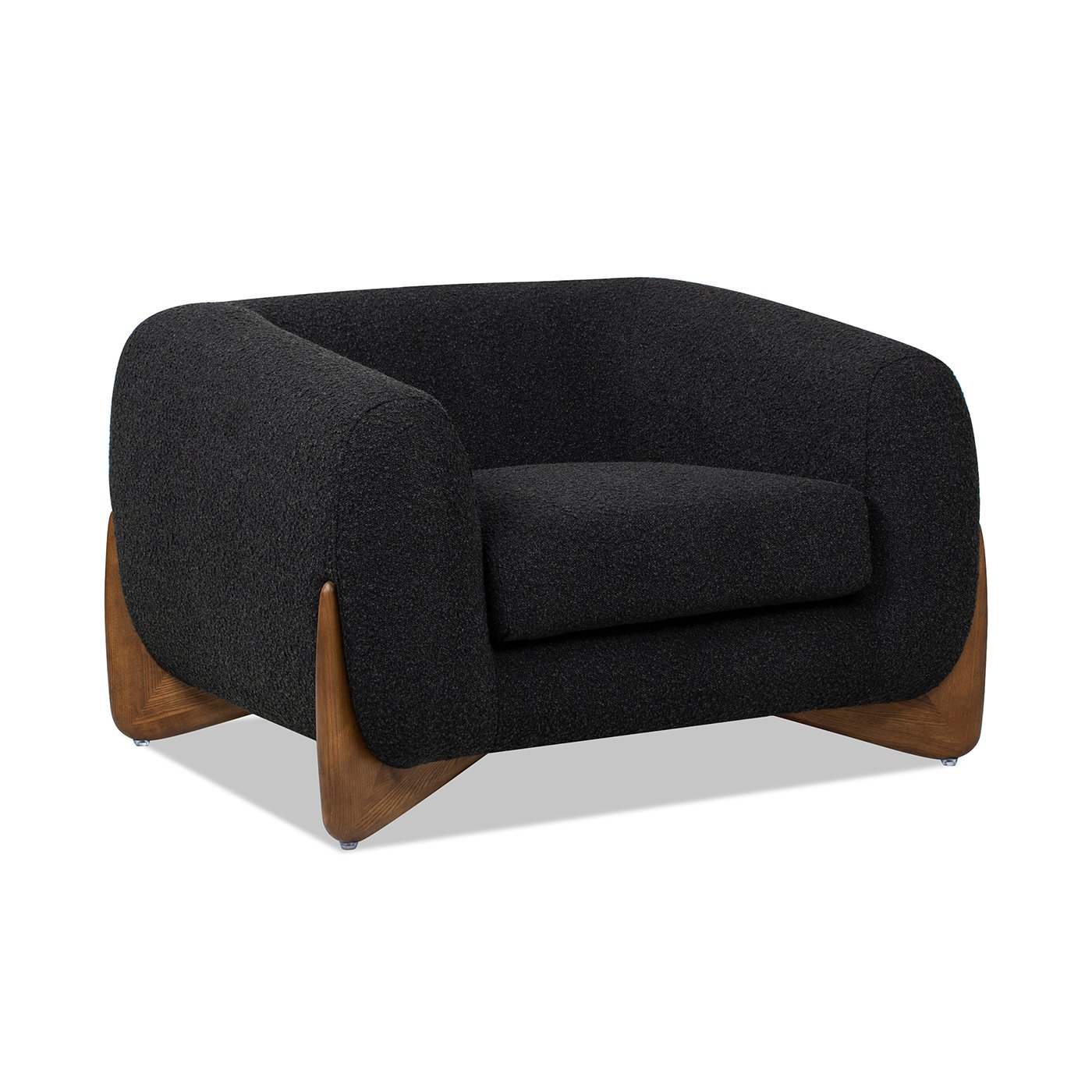 Alpine - Sherpa Arm Chair - Ebony Black - Image 4