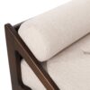 Modern Chaise Lounge With Button Tufting And Bentwood Structure - Beige - Image 11