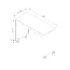 Printer Mobile Stand, Computer Desk, Home Office Desk - Red Cocoa - Image 3