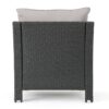 Stylish Outdoor Antibes Armchair Set With Water Resistant Cushions - Gray - Image 10