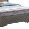 Full Elegant Bed - Metalic Black - Image 3