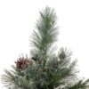 Cashmere And Snow Bristle Mixed Christmas Tree With Pine Cones - Green - Image 9