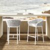 Rowan - Rope Barrel Low Back Patio Counter Stool (Set of 2) - Optic White - Image 6
