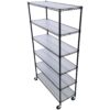 6 Tier 6000Lbs Capacity Nsf Metal Shelf Wire Shelving Unit, Heavy Duty Adjustable Storage Rack With Wheels & Shelf Liners For Commercial Grade Utility Steel Storage Rack - Black - Image 15
