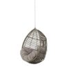 Morris - Teardrop Hanging Chair With 8Ft Chain - Gray - Image 7