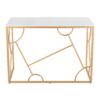 Constellation - Contemporary Desk - Gold / White - Image 4