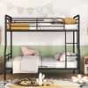 Full Long Over Queen Bunk Bed - Black - Image 17