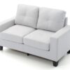 Newbury - Modular Loveseat - White - Image 2