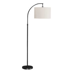 Floor Lamp, Lighting - Black / Beige