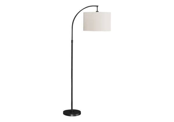 Floor Lamp, Lighting - Black / Beige