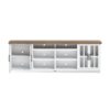Hampton - TV Stand Console For TVs Up To 100" - Jasmine Whitewash / Barnwood - Image 7