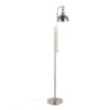 Emery - Industrial Floor Lamp - Nickel - Image 2