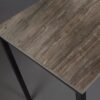 Harry - Contemporary Wood And Metal Computer Desk - Black / Gray - Image 6
