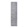 Marfi - 2' X 8' Oriental Runner Rug - Gray / Blue - Image 9
