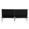 Modern Sofa Bed With Wood Frame And Stainless Legs - Gray - Image 9