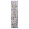 Payas - 2' X 8' Abstract Runner Rug - Ivory / Blue - Image 9