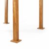 Brady - 10 X 10 Ft. Square Pergola - Teak - Image 5