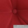 2 Piece High Back Patio Chair Cushion Set, Tufted Adirondack And Rocking Chair Cushions For Garden - Red - Image 7