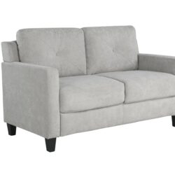Horatio - Chenille 2 Seater Loveseat - Taupe
