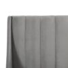 Aspen - King Vertical Tufted Modern Headboard Platform Bed Set - Opal Gray - Image 15