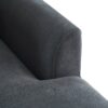 Upholstered L Shaped Sectional Sofa With Storage, Movable Ottoman, And 6 Throw Pillows - Black - Image 24