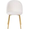 Marion - Mid-Century Modern Dining Chair (Set of 2) - Gold / White - Image 6